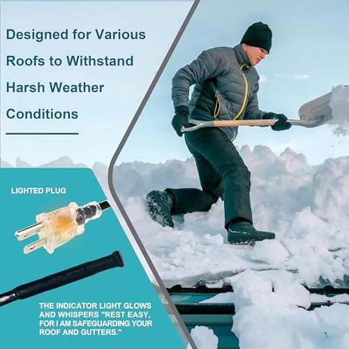 Maxkosko Roof Gutter Heat Cable For Snow Melting thumb #3