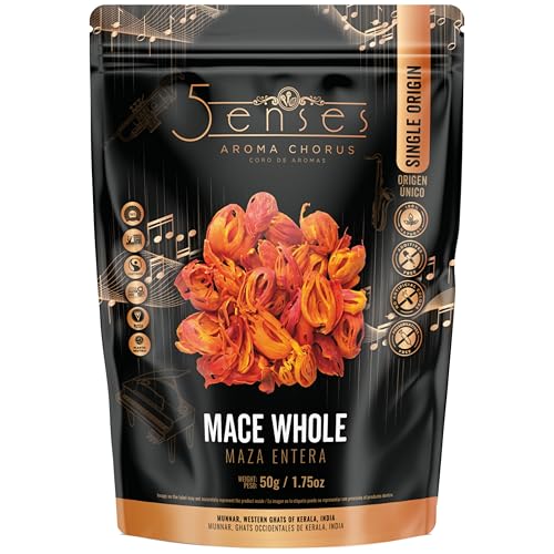 5Senses Whole Mace Spice, Single Origin Premium Whole Spice, 50g