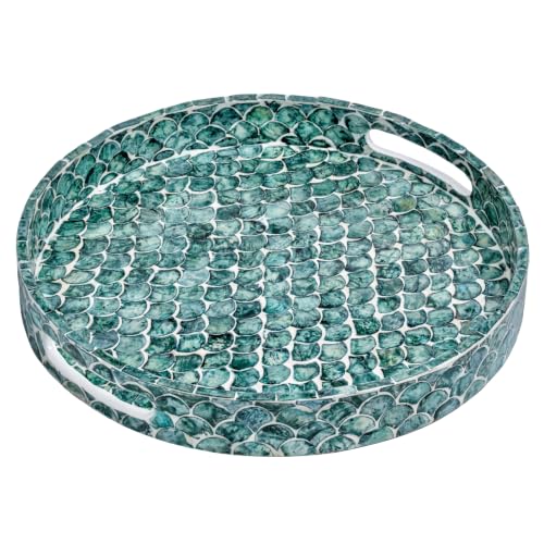 Mother of Pearl Round Shell Tray