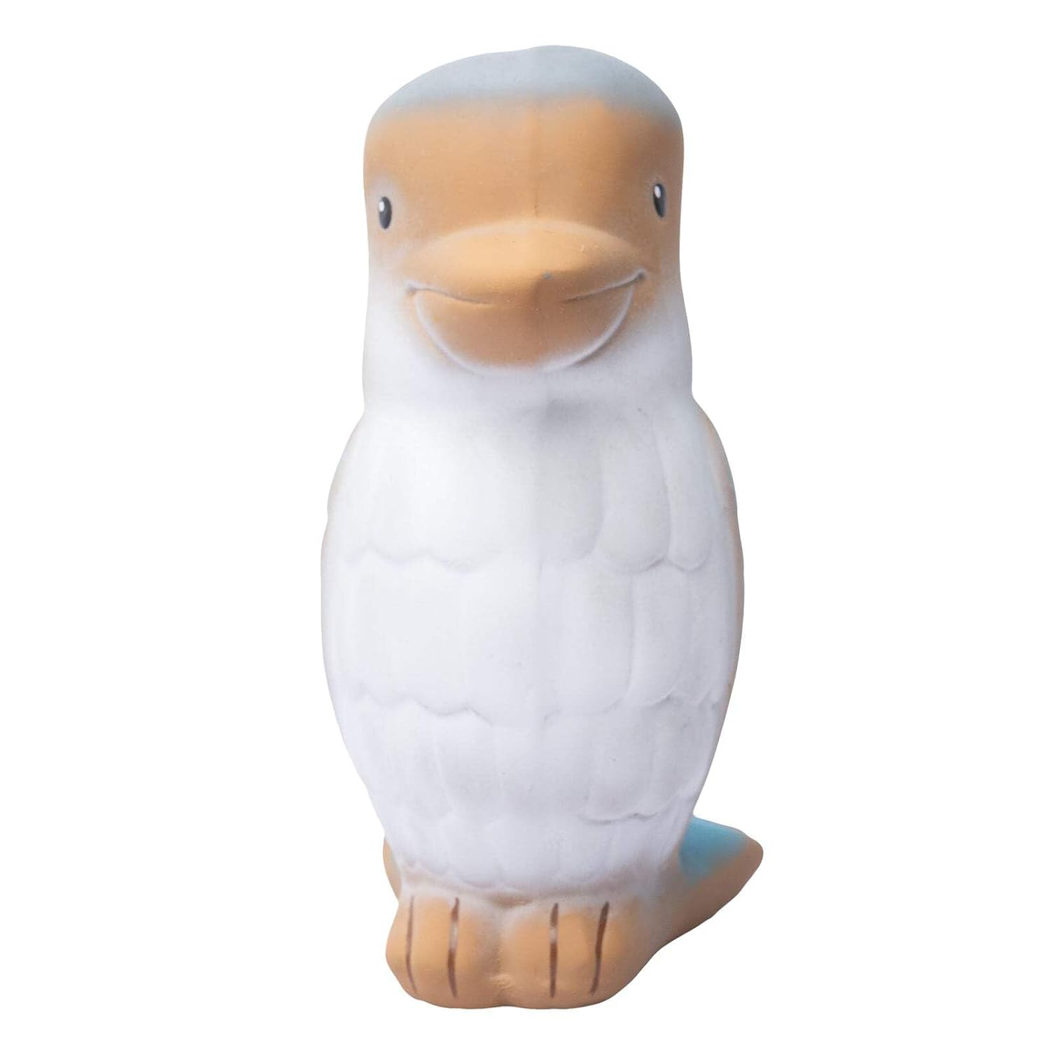 Kookaburra Baby Teether, Rattle & Bath Toy – 4.7 in Australian Animal | GOLS-Certified Natural Rubber, Hand-Painted, Non-Toxic, BPA-Free | Safe Sensory Toy for Newborns & Infants (0+ Months)