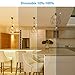 TORCHSTAR LED G25 Light Bulb, Edison Vintage Vanity Globe Filament, Dimmable, 4.5W (40W Eqv.), Medium E26 Base, UL & Energy Star Listed, 3000K Warm White, Pack of 6