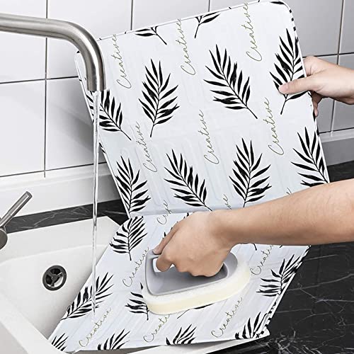 2Pcs Disposable Oil Splash Guard Aluminum Foil Gas Stove Oil Splatter Screen Board Cooking Frying Oil-Proof Splash Kitchen Tool (2Pcs White) #TOP7