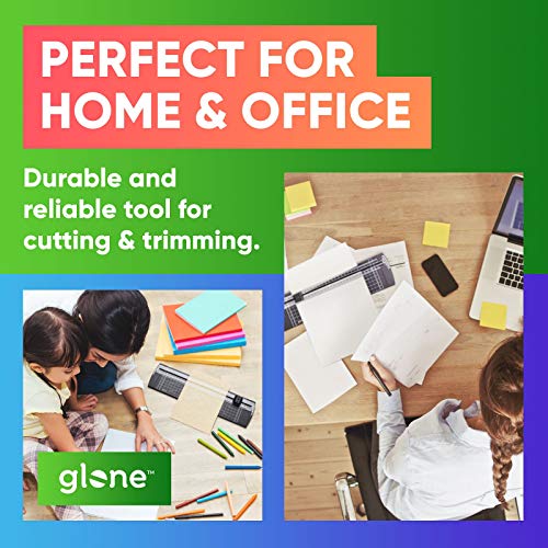 image for Glone 12 inch Paper Trimmer, A4 Size Paper Cutter with Automatic Secur