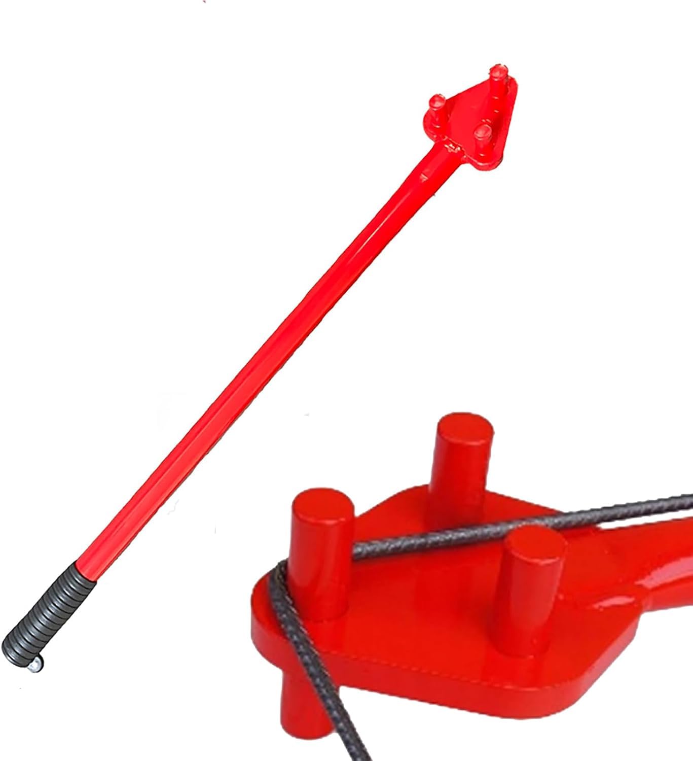 Piegatrice Manuale Per Barre Darmatura Con Impugnatura Antiscivolo, Leva In Acciaio Resistente Per Barre Da 5/8 Di Pollice, Utensile Portatile Azionabile Manualmente Con Testa Reversibile Per