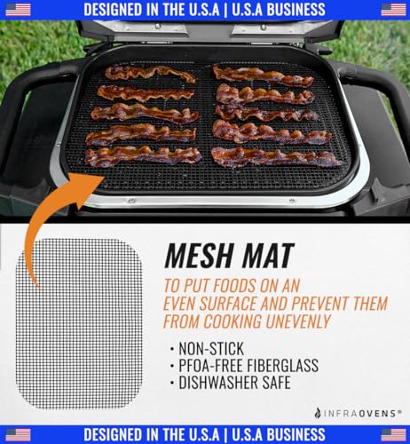 INFRAOVENS Reusable Grill Liners Compatible with Ninja Woodfire OG701 OG751 by INFRAOVENS - Used condition - Image 4