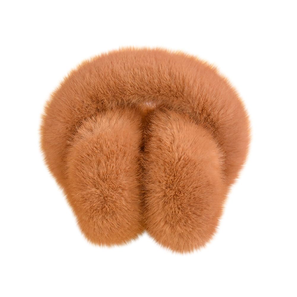 Winter Ear Muffs Faux Fur Warm Earmuffs Cute Ear Cover Foldable Ear Warmers Plush Earmuffs for Women Girls