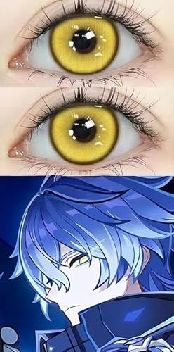 原神 フリンズ カラコン 度あり 2枚入 新キャラ キリル・チュードミロヴィッチ コンタクトレンズ 飾り 美しい瞳孔カラー Cosplay 萌えグッズ 撮影用 学園祭 文化祭 男女兼用 (-5.00)