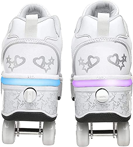 Deform Patins de Rodinhas Casual Deforma Tênis de Deformação Caminhada Patins Masculino Feminino Pat