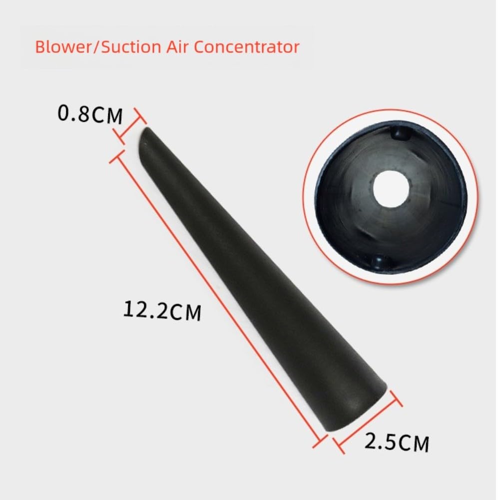 Manguera de soplador, accesorio para soplador de hojas, kit de manguera de vacío, tubo de extensión flexible, juego de cepillo para limpieza de patio, interior de coche, rejillas de