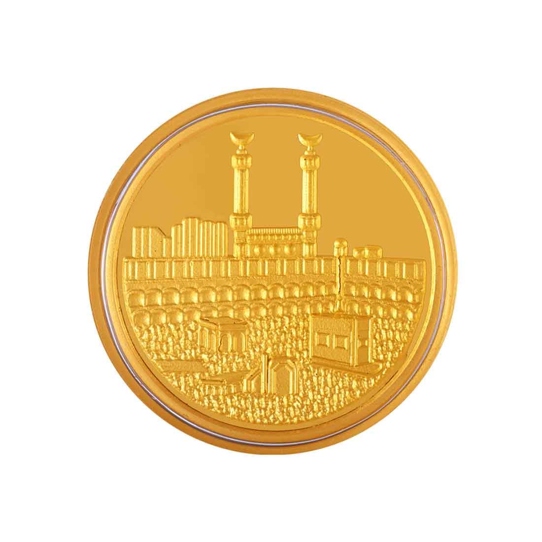 P.C Chandra Jewellers 24KT 999 Yellow Gold Kaaba-Inscribed Foil Coin - 0.3 Gram (B0CP819MPB) Amazon Price History, Amazon Price Tracker