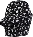 Milk Snob Guerres des étoiles originales 5-in-1 Couverture, Petit Rebel, intimité pour l'allaitement, Siège de voiture bébé, Carrier, Poussette, Chaise haute, Panier, Salon Canopy - L'essentiel du nouveau-né, soins infirmiers Haut