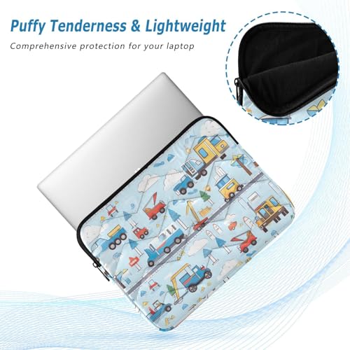Funda para laptop 13-14 pulgadas con diseño Cartoon Truck miniatura 5