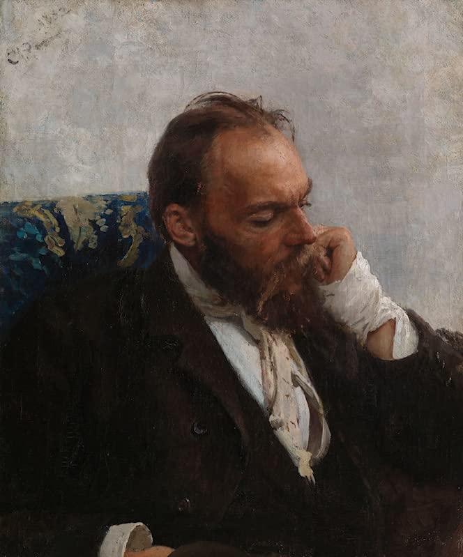 Impression moderne art murale de Repin, tableau portrait Nikolay Murashko de haute qualité