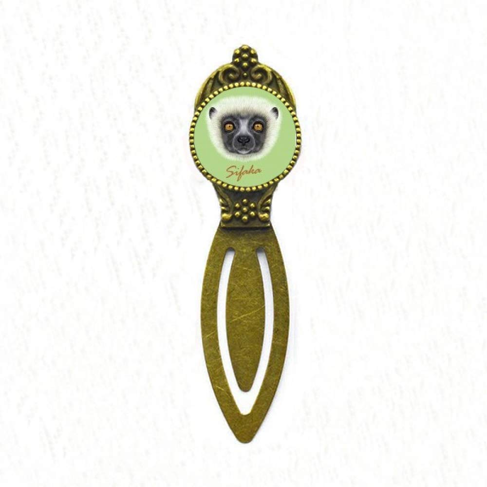 Marque-page singe Sifaka Blanc rétro, l'idée cadeau parfaite pour lecteurs - 5