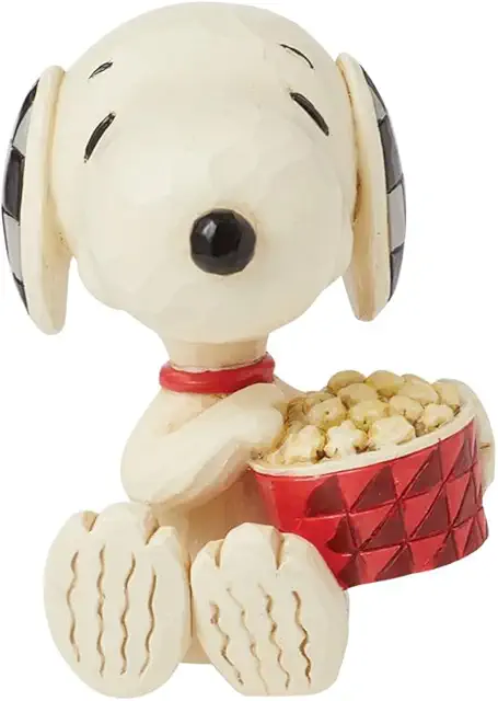 Jim Shore Snoopy Popcorn Mini Figurine - Peanuts Collection
