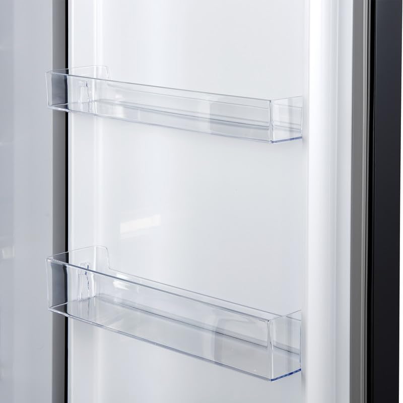 Forno Maderno 28" Convertible Upright Freezer/Refrigerator, 13.6 Cu.Ft., Energy Efficient Storage With Antique Brass And Stainless Steel Handles, Right Swing Door - Black on Fridge.com - View 6