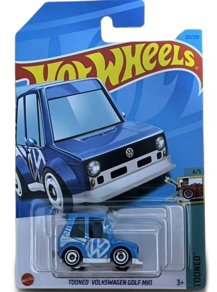 Hot Wheels Tooned Volkswagen Golf MK1 1:64 miniatura 1