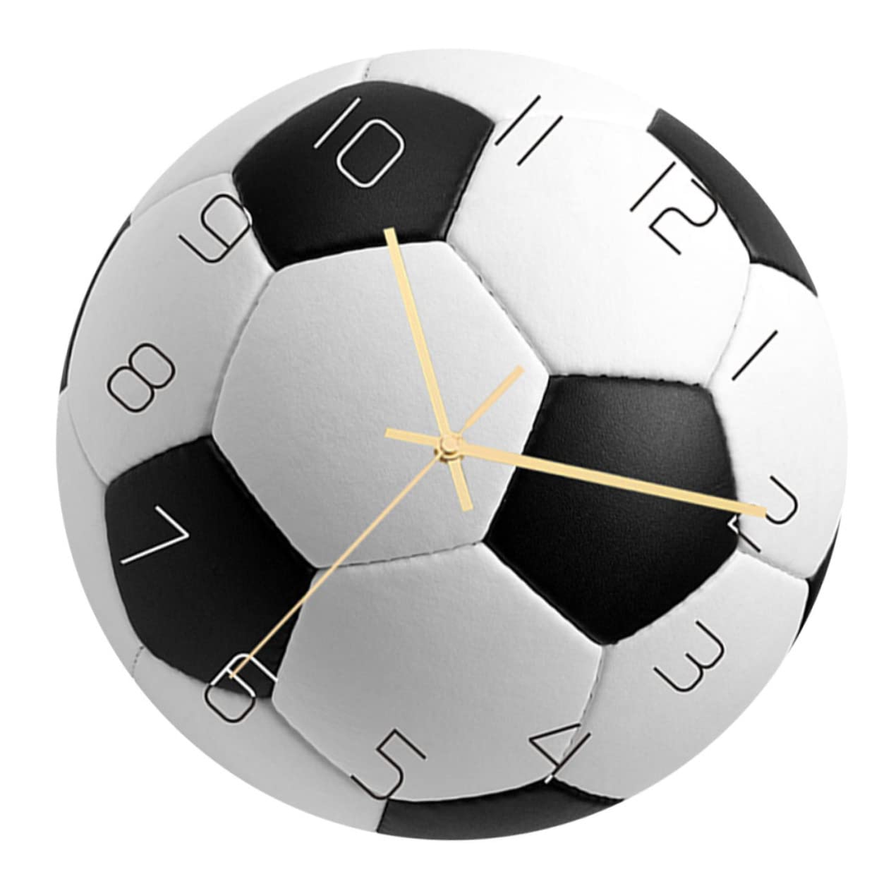 Horloge ballon de foot pour chambre d'enfant et salon moderne