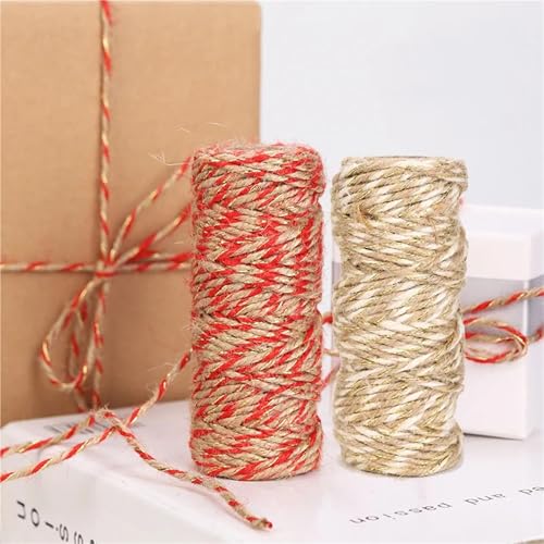 Cuerda trenzada mixta de cáñamo con alambre de varios hilos para un embalaje creativo y firme 4