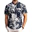 Navy & White Tie-dye