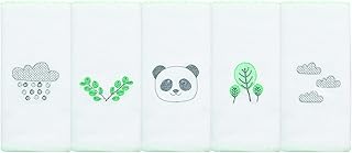 Fralda Papi Compose Bordada 70Cm X 68Cm Contem 05 Un, Papi Textil, Cinza, 70x68