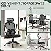 FelixKing Office Chair Ergonomic Desk Chair with Headrest, High Back Computer with Adjustable Lumbar Support and Wheels,Executive Swivel Comfy with flip-up Armrests for Home Office
