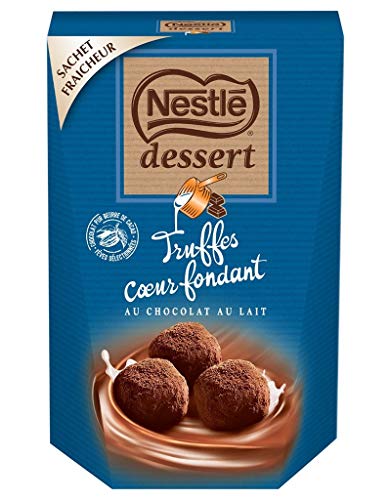 Nestlé Postre Trufas Corazón Fondant Con Chocolate Con Leche 250g