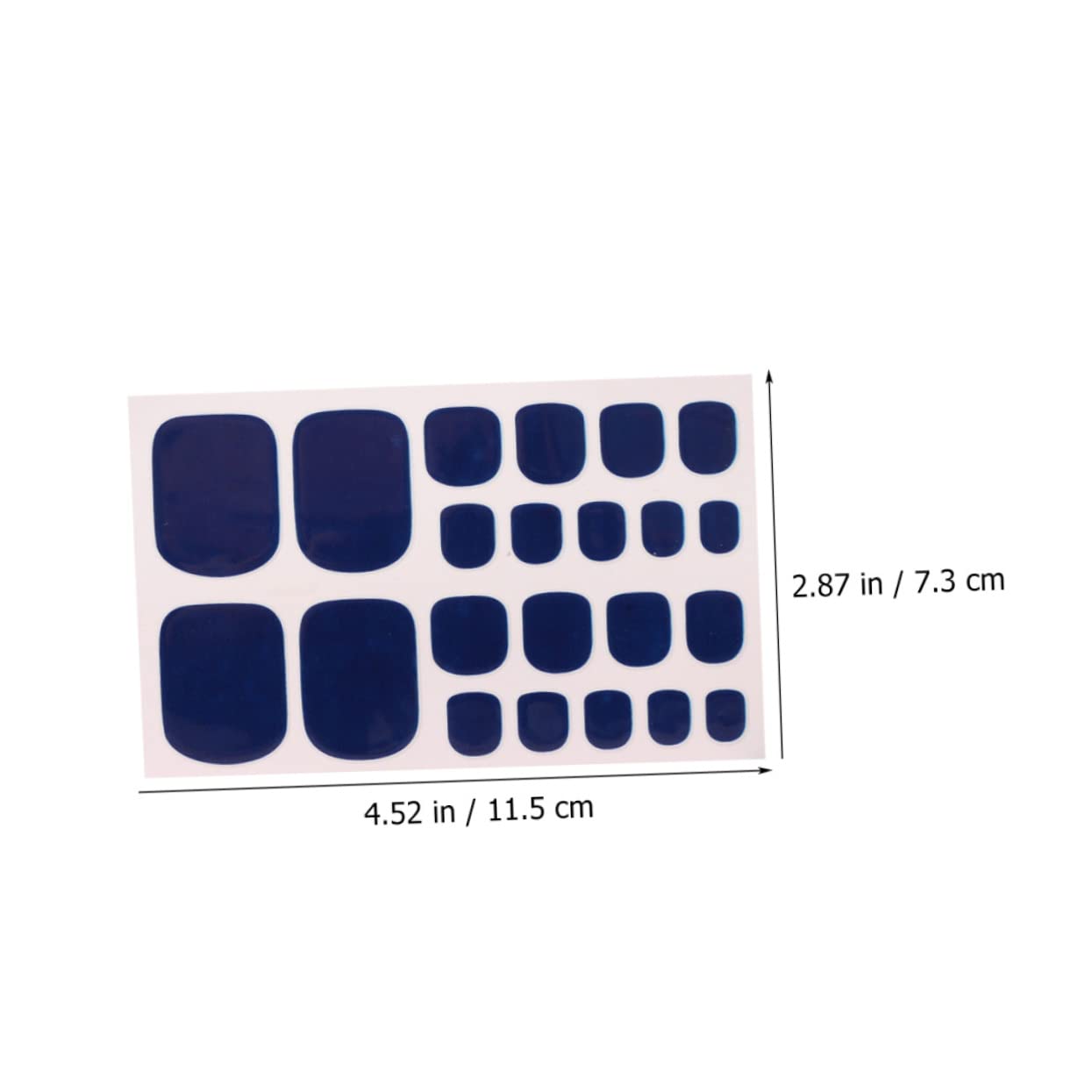 VALICLUD 4 set Adesivi Per Unghie Dei Piedi Decalcomanie Decorazioni Per Unghie Adesivi Per ie Auto Per ie Glitterati Per ie Per 12 fogli*4