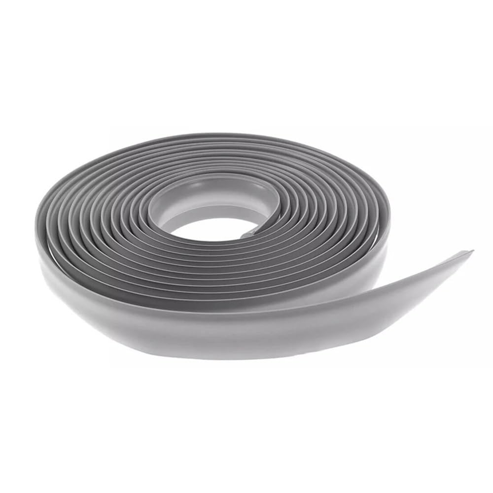 Loacea Carpet Transition Strip Traction Enhancement Strip TPE Material, Home Improvement Carpet Edge Transition 2meters(Grey)