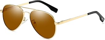 EYLRIM Kids Small Polarized Aviator Sunglasses for Boys and Girls, 52MM UV400 Protection Lens