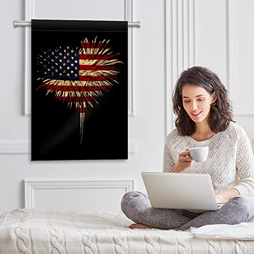 Drapeau de jardin USA 30x45 cm double face en polyester pour extérieur - 6