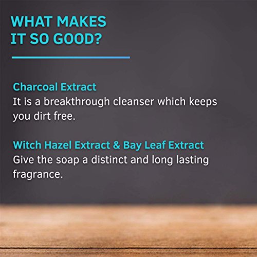 Ustraa Ammunition Cologne Soap with Charcoal & Bay Leaf, 125 gm (Pack of 6) - Image 6