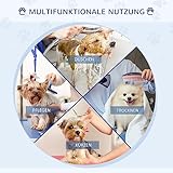 PawHut Hundepflegetisch Höhenverstellbar Tierpflegetisch Klappbar Hunde Pflegetisch Hundefriseur Tisch Schertisch Trimmtisch mit Unterkorb für Hunde Katzen bis zu 100 kg Schwarz