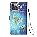 Funluna Funda para Apple iPhone 12 Pro MAX, Carcasa de PU Cuero...