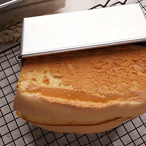 YIQXKOUY Loaf Pan Lid Baking Mould Cake Toast Bread Mold Pullman Bread Pan Hole, Aluminumed Steel Commercial Grade Non Stick Loaf Baking Pan for Baking Bread Toast for Home Baking(11x4.6x4.4 Inch) by YIQXKOUY - Used condition - Image 7