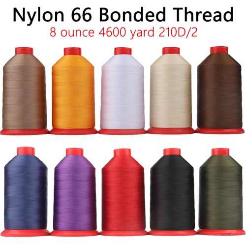 Hilo de nylon 66 para coser 4600 yd 8 oz resistente miniatura 3