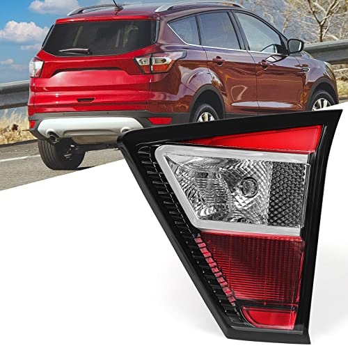 FIONE Taillight Assembly Compatible with Ford Escape 2017 2018 2019 Tail Light Replacement Rear Inner Lamp Right Passenger Side RH GJ5Z13404J FO2803117