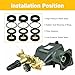 AIYOYOLIFE Low and High Pressure Washer Pump Seal Kit Compatible with Simpson AAA Washer Pumps 530001 530002 530009 530008 Replace#: 7105742