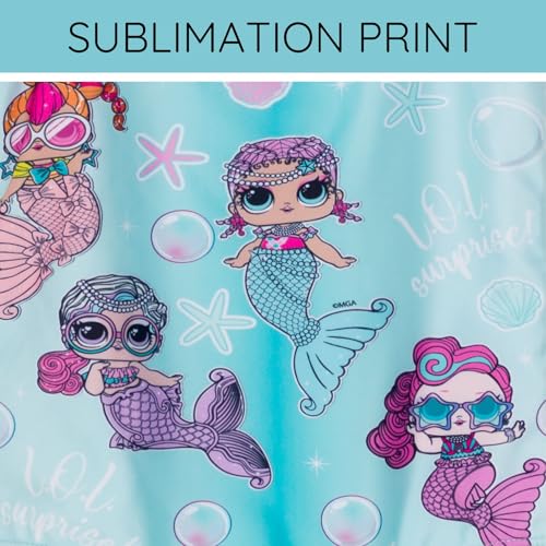 L.O.L. Surprise! Girls UPF 50+ One Piece Bathing Suit Little Kid to Big Kid Sizes (4-14-16)3