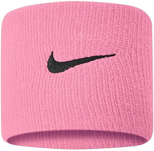 2. Bild von Nike Unisex-Youth Swoosh Gelenkband, Black/White, One Size (2er Pack)