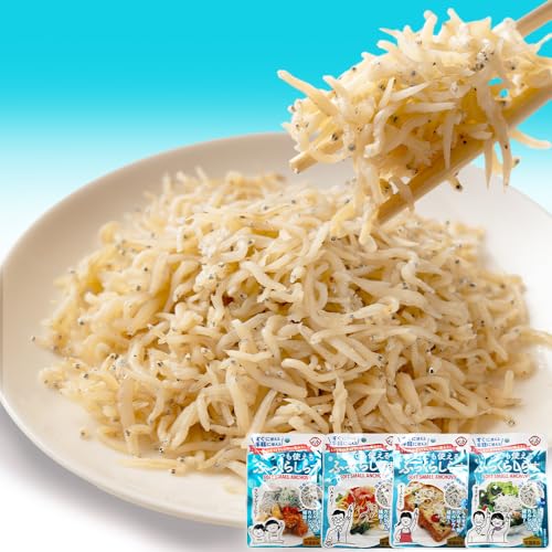 じゃこ丸劇場 新革命 しらす 脅威の常温・長期保存10か月 ふっくらしらす ちりめん じゃこ 40g×4パック