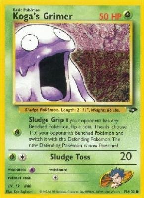 Koga's Grimer - Gym Challenge - 78 [Toy]
