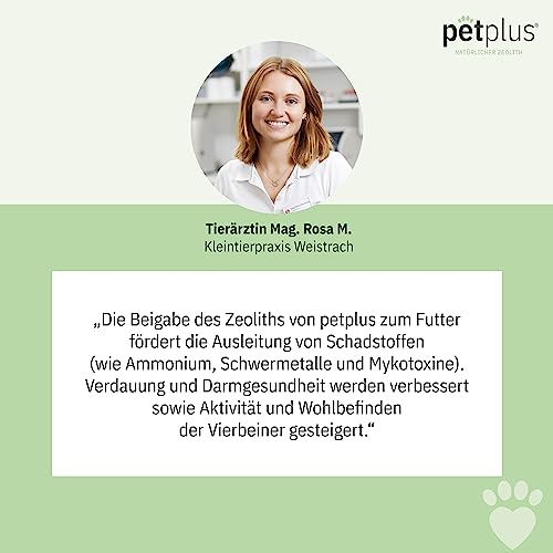 PetPlus® ZEOLITH Klinoptilolith Pulver Pferd 750g & 3kg, Premium Qualität, 100% natürlich, Keine Konservierungsstoffe, allergenfrei, Detox (3000g)