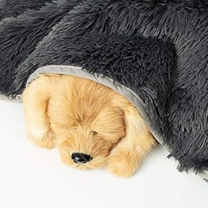 Dog-Blankets-Two-Tone-Shaggy-fur-Calming-Cat-Blankets-Dog-Beds-Pet-Throw-Blanket-Protector-for-Crate-Bed-Couch-Sofa-X-Large-60x43-Dark-Grey - Cucciolini Doodles   Dog-Blankets-Two-Tone-Shaggy-fur-Calming-Cat-Blankets-Dog-Beds-Pet-Throw-Blanket-Protector-for-Crate-Bed-Couch-Sofa-X-Large-60x43-Dark-Grey
