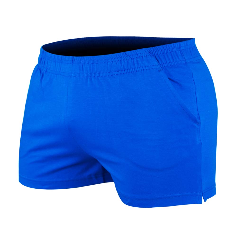 Muscle Alive Hombres Deportes Al Aire Libre Corriendo Pantalones Cortos Rutina Be Ejercicio Aptitud Fondo con Bolsillos