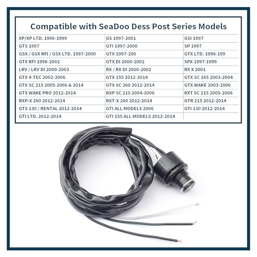 Image of 278002325 New 3-Wire Safety Switch Compatible with SeaDoo Dess Post Series Model XP SP SPX GS GSI GTI GSX GTX RX RXP RXT Wake, Replace 278002773 278001734 278001589 278000955 278000646