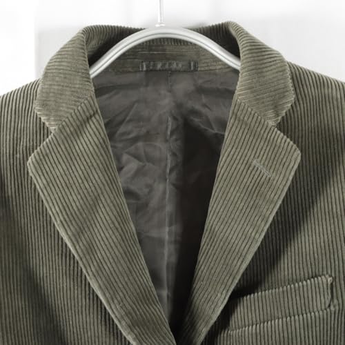 VENNYNG Men's Corduroy Jacket with Elbow Pathes Vintage Style Male Casual Blazer Short Trench Coats4