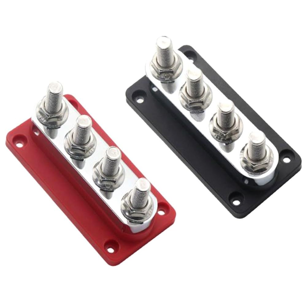 per Heavy Duty 600A Bus Bar Blocco di Distribuzione di Energia, 48V DC 4 Post Morsettiera per Auto RV Barca