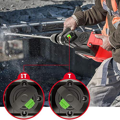 KUANDARYJ Akkuschrauber Akku-Bohrschrauber Akku-Schlagbohrschrauber Profi-Koffer 360 Grad drehbarer Zusatzhandgriff… – Bild 5