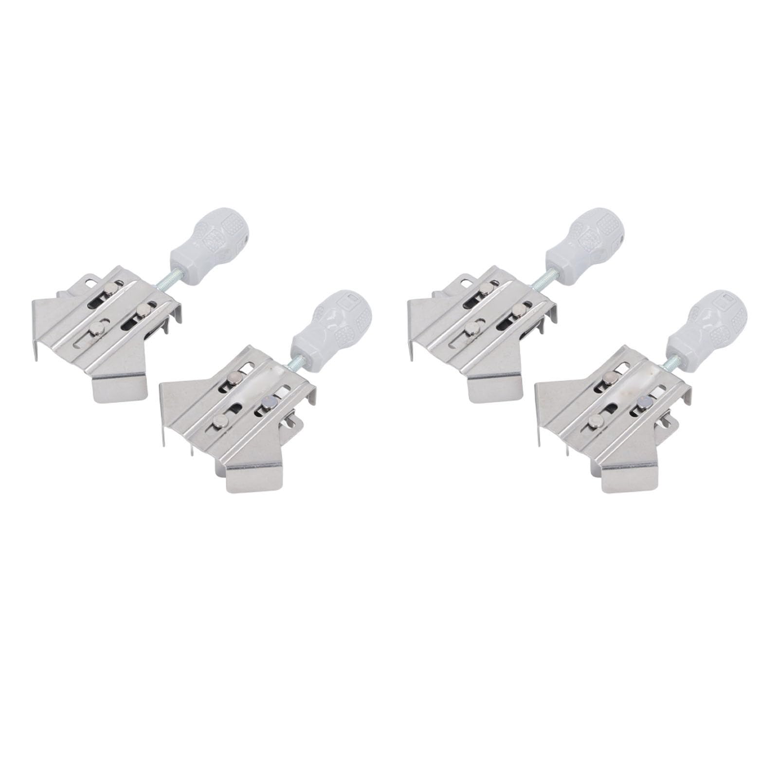 Stainless Steel Corner Clamps, Corner Clamps, 4pcs Adjustable Open Type Right Angle Clamps Wood Single Handle Clamps for, Hardwareclampvise